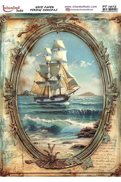 İstanbul Hobi İstanbul Hobi Deniz Temalı Pirinç Dekopaj pt1973