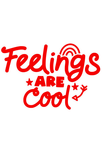 StoryGift Romania Sticker Eticheta 40CM Exterior cu mesajul in engleza "Feeli...