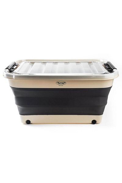 Alrimaya Collapsible storage Box with lid and wheels - Alrimaya