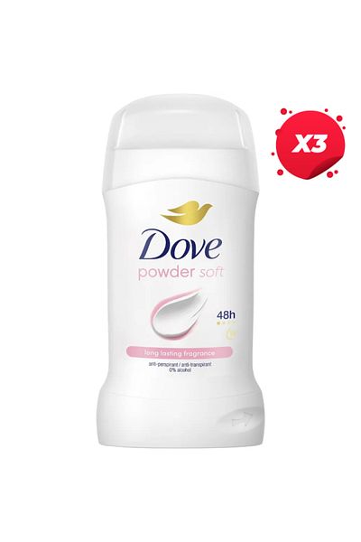 Dove X3 - DOVE ANTIPERSPIRANT STICK 50ML POWDER SOFT