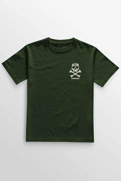 Kretas Μπλουζάκι Unisex Χακί Μπλουζάκι Captain Harlock Anime Retro Space Pirate με στάμπα μπλουζάκι