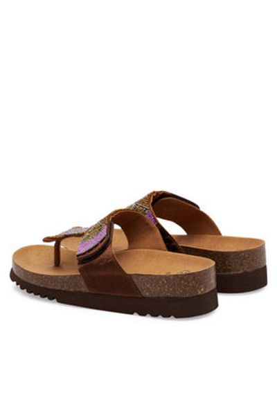Scholl women's flip flops MF313281011 brown