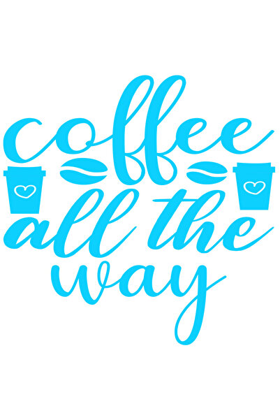 StoryGift Romania Sticker Exterior pentru cei care iubesc cafeaua cu mesajul ...