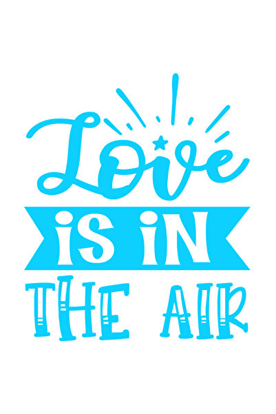 StoryGift Romania Sticker Adeziv 90CM Exterior cu textul "Love is in the air"...