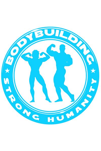 StoryGift Romania Sticker Autocolant 70CM Exterior cu 2 culturisti si mesajul "Bodybuilding, strong humanity" -