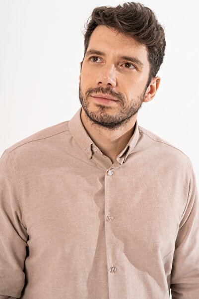 SERHAT POLAT Comfort Fit / Relaxed Fit Easy-Iron Men's Shirt
