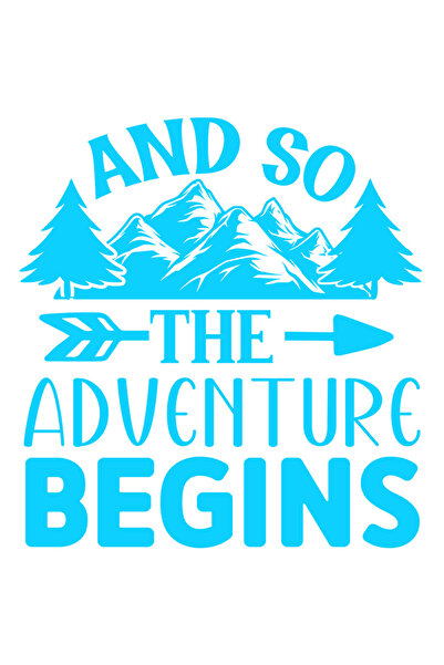 StoryGift Romania Sticker Exterior cu peisaj montan si textul "Si asa incepe ...