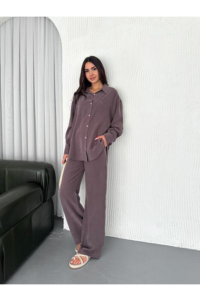 sportiness Soft Texture Modal Fabric Shirt Suit