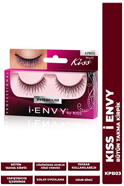 Kiss Bütün Doğal Takma Kirpik %100 Insan Saçı Extra Uzun Yoğun Simli
