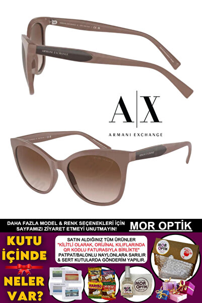 Armani Exchange Ax4094s 834213 54-19-140 3n "parlak Tundra Oval Cat Eye"
