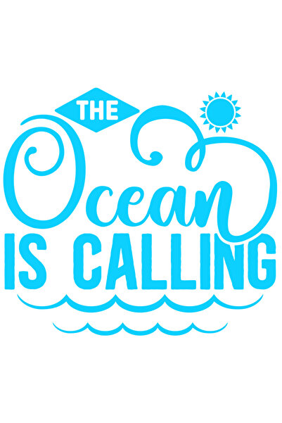 StoryGift Romania Sticker Adeziv 90CM Exterior cu textul in engleza "The ocea...