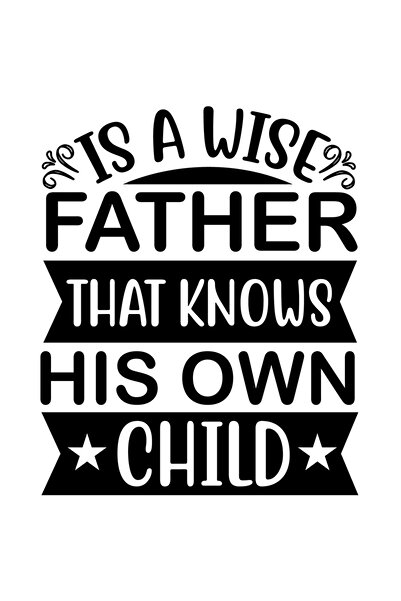 StoryGift Romania Sticker Autocolant 70CM Exterior cu textul "Este un tata intelept care isi cunoaste propriul c