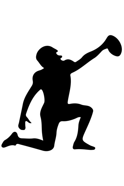 StoryGift Romania Sticker Autocolant 70CM Exterior cu un jucator de fotbal am...