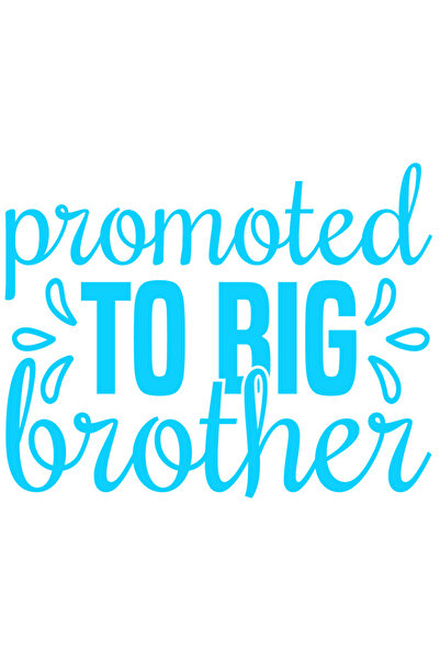 StoryGift Romania Sticker Adeziv 90CM Exterior pentru un frate mai mare cu me...