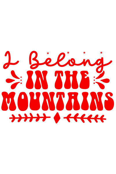 StoryGift Romania Sticker Eticheta 40CM Exterior pentru cei care le apartin muntilor - drumetii excursie , Vinyl