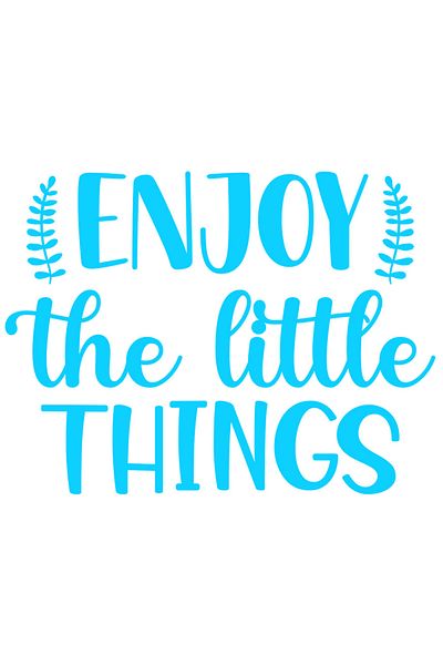 StoryGift Romania Sticker Autocolant 30CM Exterior cu mesaj motivational care indeamna sa te bucuri de lucrurile