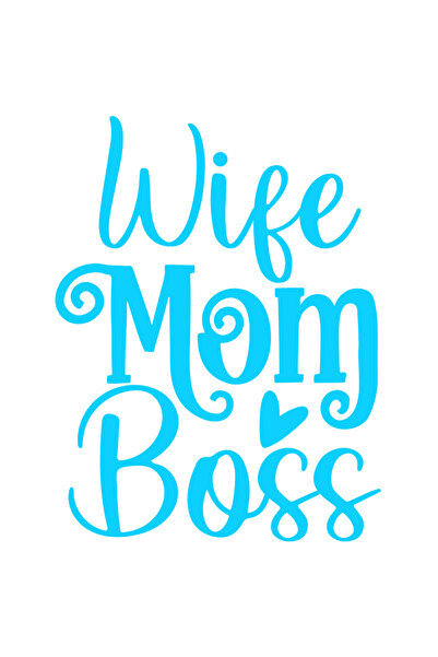 StoryGift Romania Sticker Eticheta 40CM Exterior pentru o sotie buna care este si mama si sefa in acelasi timp ,