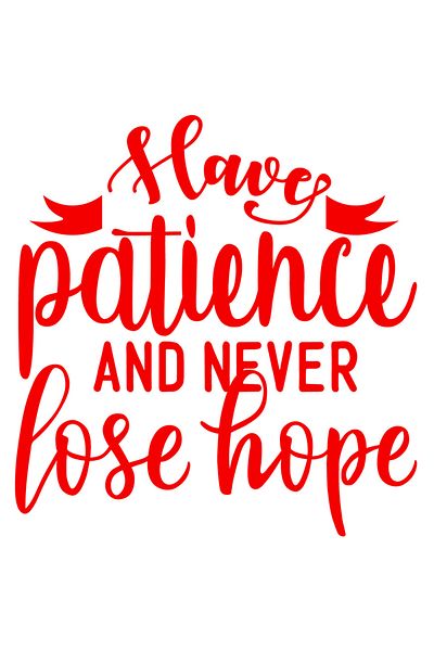StoryGift Romania Sticker Autocolant 30CM Exterior cu mesajul motivational "Ai rabdare si nu iti pierde speranta