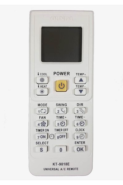 OEM Remote control for Tel Air Conditioner Qunda 9018 -4000 codes