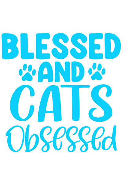 StoryGift Romania Sticker Eticheta 40CM Exterior pentru cei obsedati de pisici si binecuvantati - labute feline