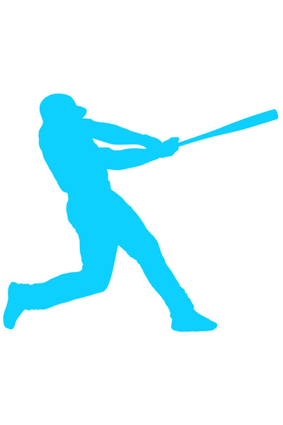 StoryGift Romania Sticker Adeziv 90CM Exterior cu un jucator de baseball care a lovit mingea cu bata , Vinyl Alb