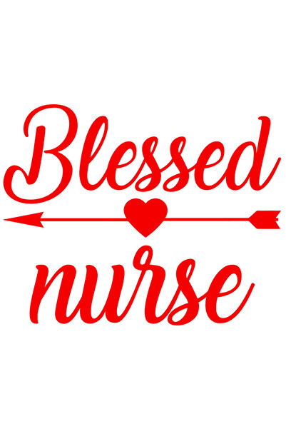 StoryGift Romania Sticker Exterior cu inimioara si textul in engleza "Blessed...