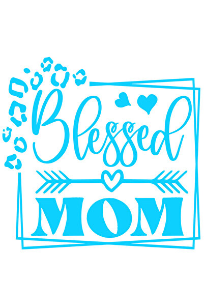 StoryGift Romania Sticker Autocolant 30CM Exterior cu inimioare pentru o mamicuta binecuvantata cu o familie fer