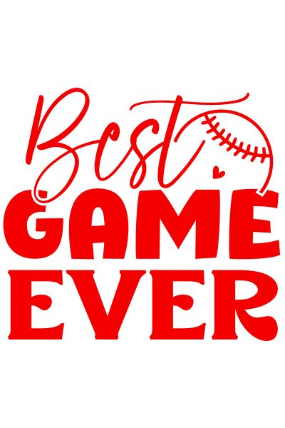 StoryGift Romania Sticker Autocolant 70CM Exterior cu minge de baseball si mesajul "Best game ever" - cel mai bu