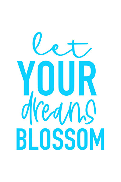 StoryGift Romania Sticker Autocolant 30CM Exterior cu mesajul "Let your dream...