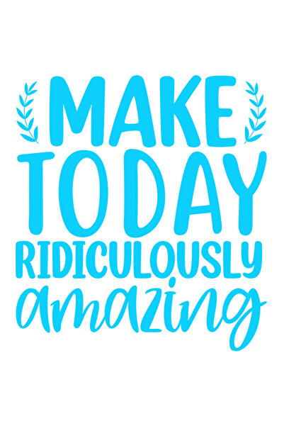 StoryGift Romania Sticker Autocolant 30CM Exterior cu mesaj care te indeamna sa faci ziua de azi uimitoare , Vin