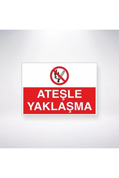 Reysa Tasarım ملصق التقارب مع النار 20×28 سم