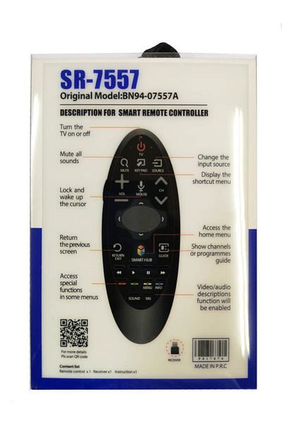 OEM Remote control for Samsung SR7557 - smart tv