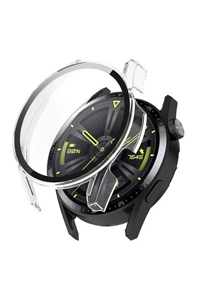 SKYDDAR INNOVATION 360° Ultra-thin Anti-shock Protective Case For Huawei Watch Gt 3 (46MM), Full Screen - Transparent