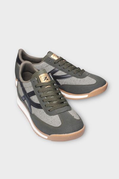 Liger Ανδρικά Λινά Αθλητικά Παπούτσια Casual KHAKI