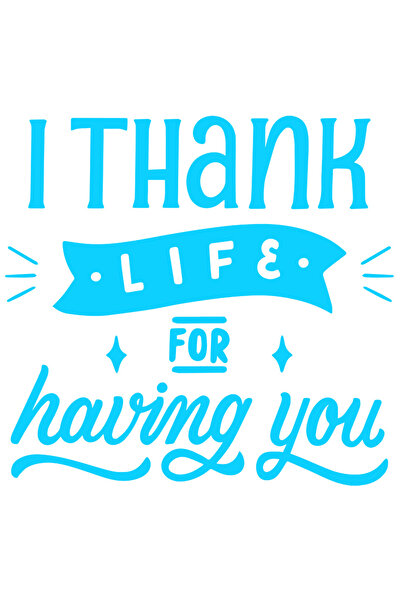 StoryGift Romania Sticker Autocolant 70CM Exterior cu mesajul in engleza "I t...