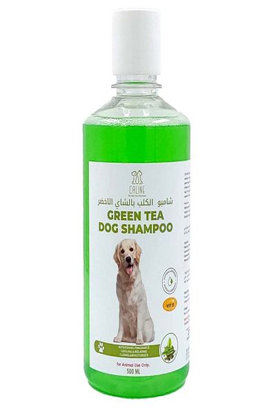 Caline Green Tea Dog Shampoo, 5L Calming Formula for Gentle Cleansing, Hydration, and Coat Health