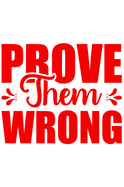 StoryGift Romania Sticker Adeziv 90CM Exterior cu textul motivational "Prove ...