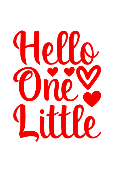 StoryGift Romania Sticker Adeziv 90CM Exterior cu inimioare si salutul "Hello...