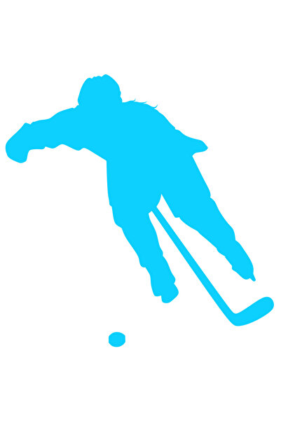 StoryGift Romania Sticker Autocolant 70CM Exterior pentru pasionatii de hochei - jucatoare crosa puc , Vinyl Alb