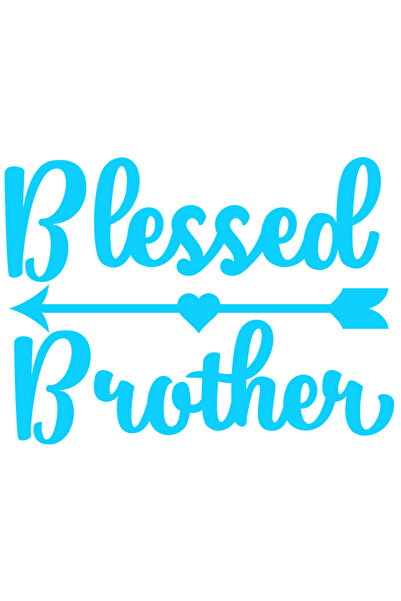 StoryGift Romania Sticker Eticheta 40CM Exterior cu inimioara pentru un frate...