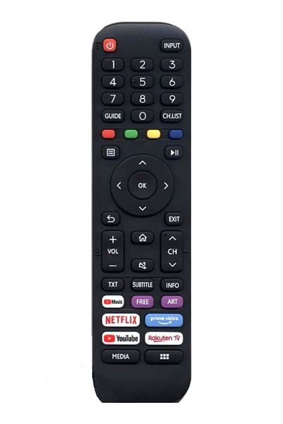 OEM EN2G30H Remote Control Compatible with Hisense Smart, Netflix, YouTube, RakutenTV, Prime Video