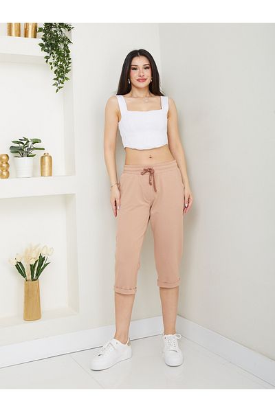 Banadamoda Women's Combed Cotton Capri