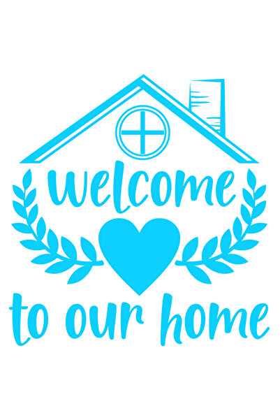 StoryGift Romania Sticker Autocolant 30CM Exterior cu inimioara si o casuta c...