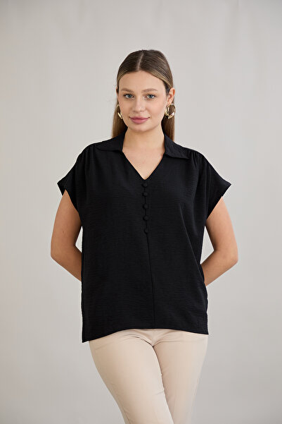 HOFY 1484 Bluză cu nasturi cu bile