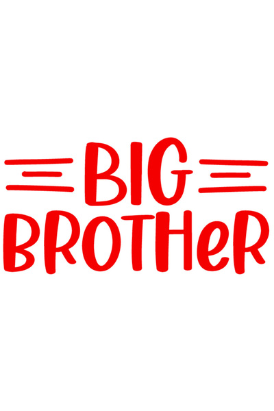 StoryGift Romania Sticker Adeziv 90CM Exterior pentru un frate mai mare apreciat si respectat cu textul "Big bro