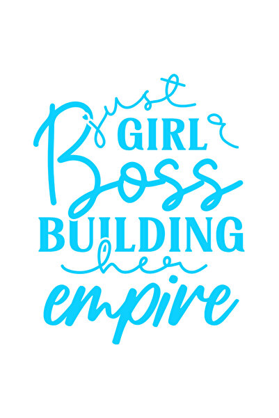 StoryGift Romania Sticker Autocolant 70CM Exterior cu textul "Doar o fata sef...