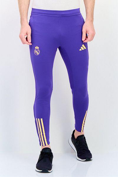 adidas Men Sportswear Fit Drawstring Real Madrid Training Track Pants, Purple