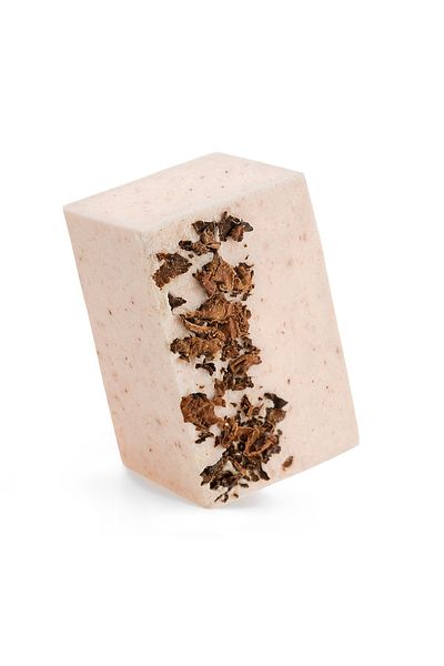 Sirra Organics Sirra Organics soap with sea salt and rose geranium, lightly exfoliating, handmade, 170g
