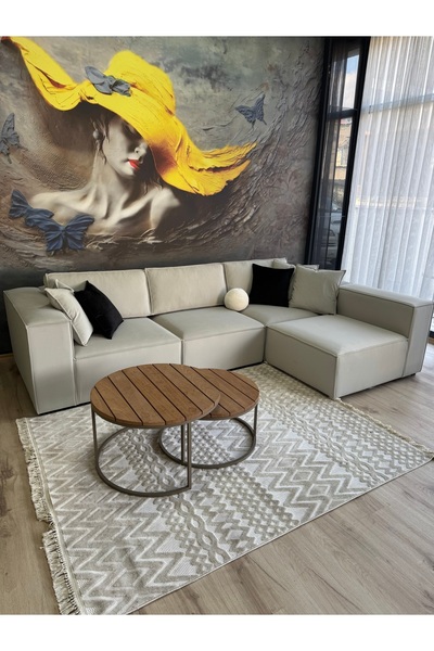 Erduran Mobilya ANGELO 4 MODÜL UZANMALI SIRT MİNDERLİ ( ürün özelliklerini ok...