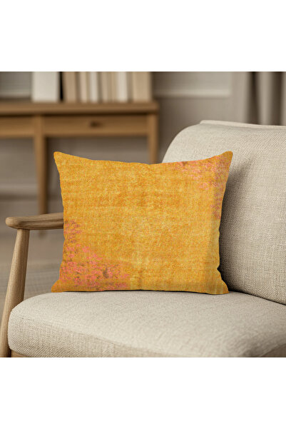 TURKISHRUG KINGDOM غطاء وسادة ملون مربع الشكل يترك تأثيرًا عتيقًا